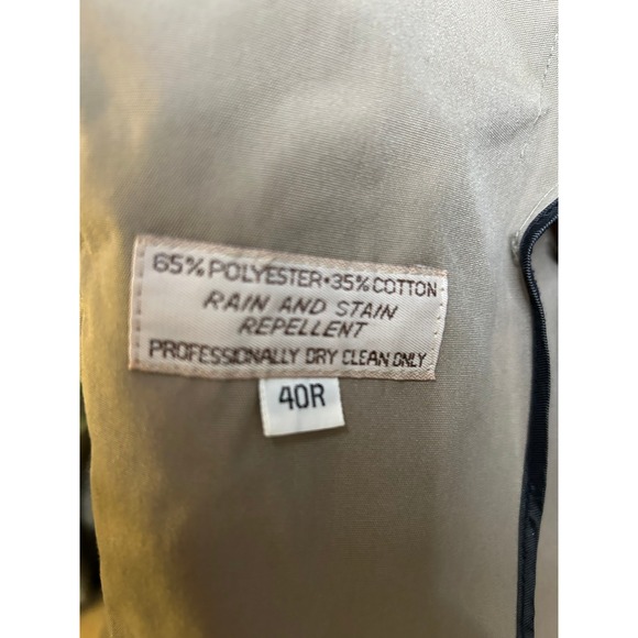 Christian Dior Monsieur Belted Trench Coat Tan Thinsulate Lined 40R Mens Vintage - Picture 6 of 16